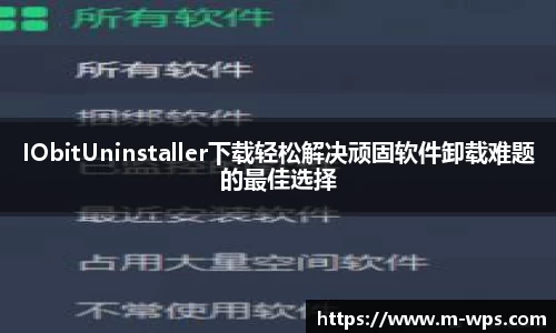 IObitUninstaller下载轻松解决顽固软件卸载难题的最佳选择